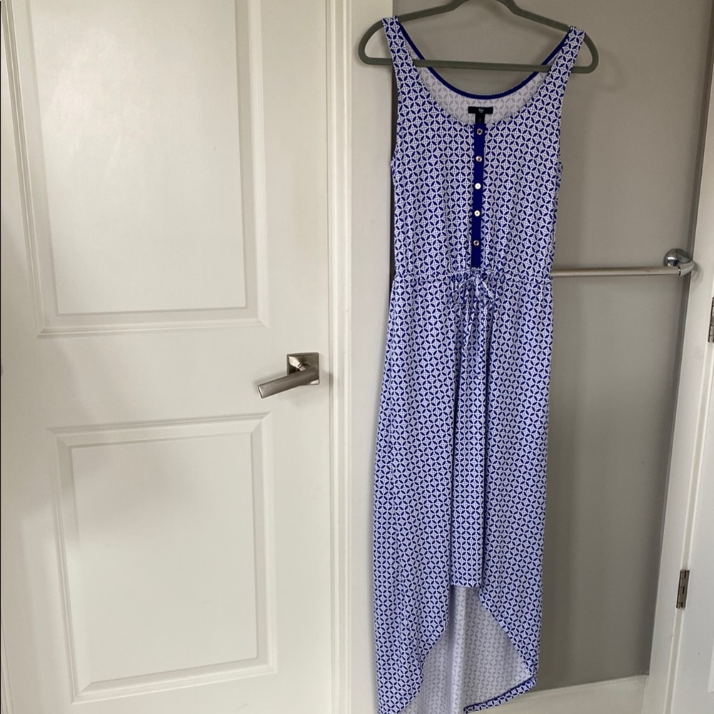 Gap high low maxi dress size S